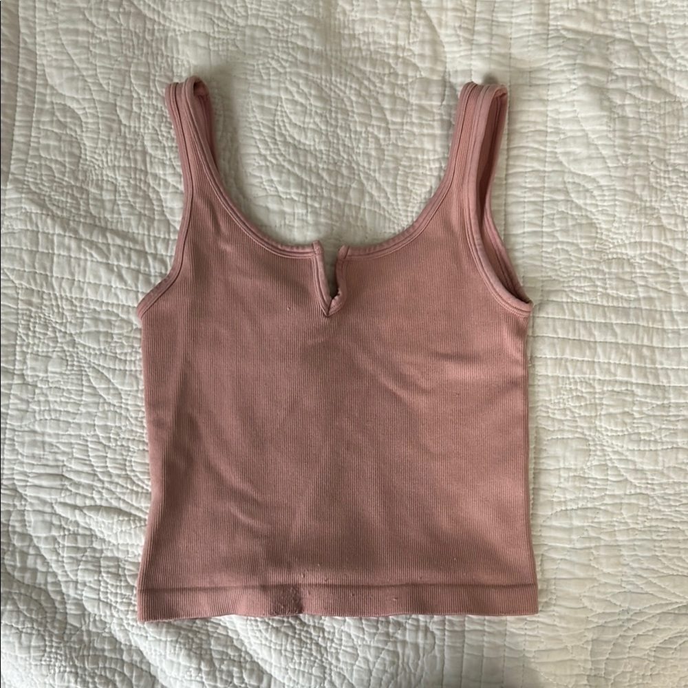 Pink Sleeveless Women's Top